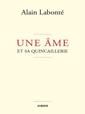 cover image of Une âme et sa quincaillerie
